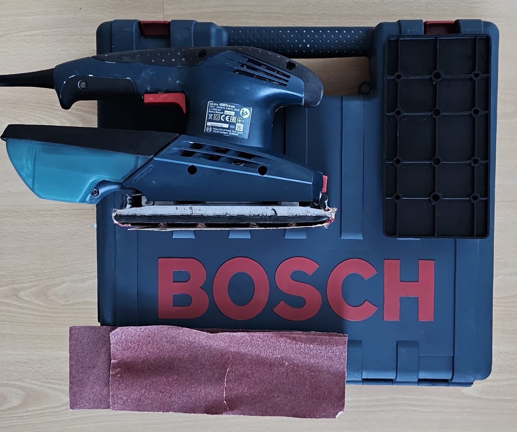 BOSCH GSS 23 A GSS23A PROFESSIONAL Szlifierka Oscylacyjna Walizka