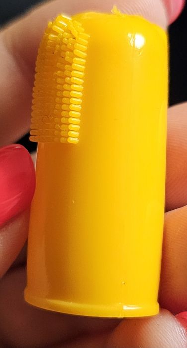 Nowa 2 x silikonowa szczoteczka do zębów zwierząt