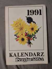 Kalendarz Przyjaciółka 1991
