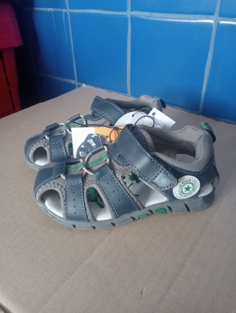 Sandały buty chłopięce dziecięce 27 nowe 17 cm