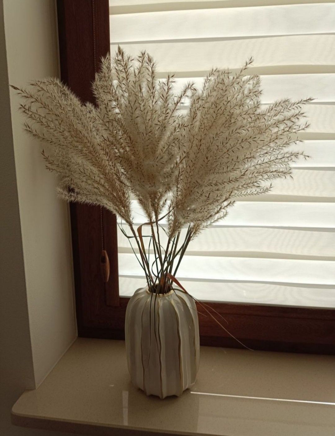 Naturalna trawa ozdobna do wazonu ok. 60 cm wysokosci