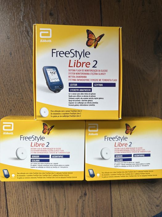 Czytnik Freestyle Libre 2 + sensory 2 szt. Cena za kpl