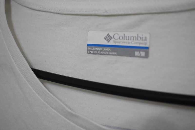 Columbia biała koszulka T-Shirt oryginał super stan M