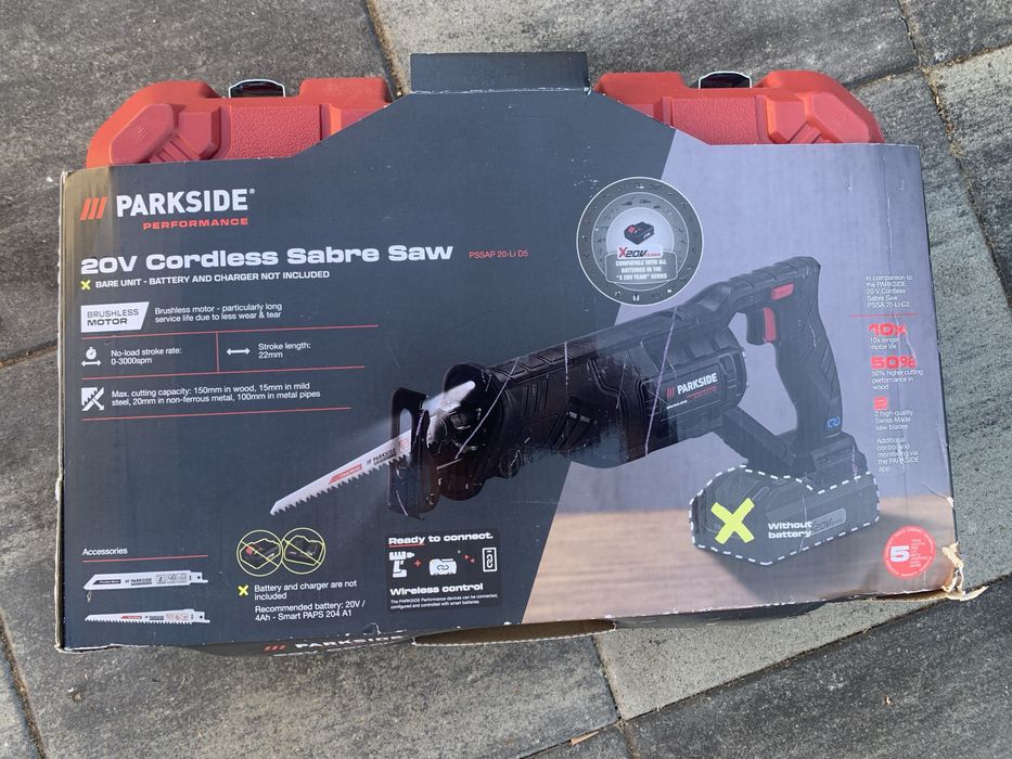 Piła szablasta Parkside Performance PSSAP20-LI D5