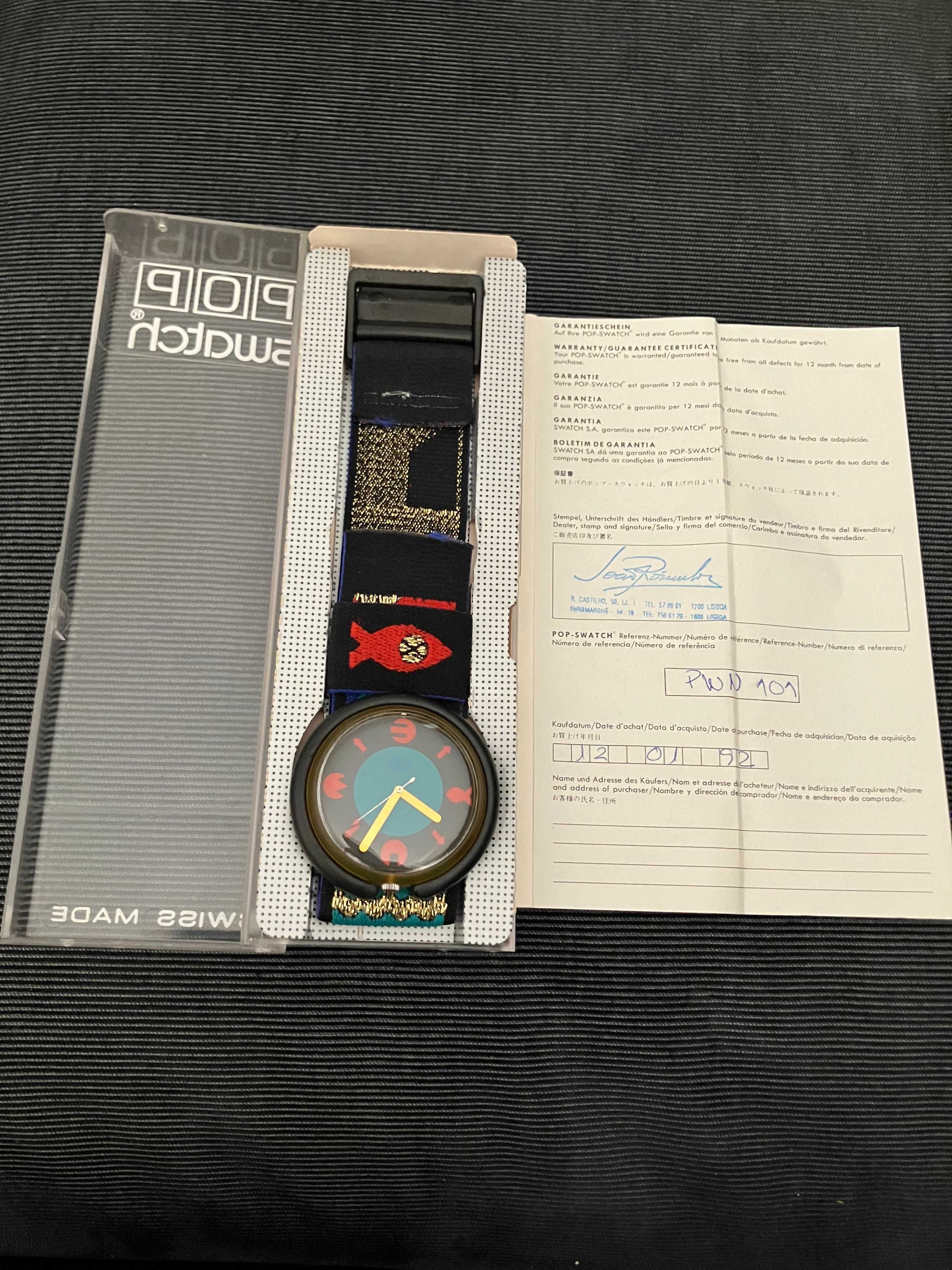 Vintage 1992 Pop Swatch – conjunto de 4 relógios