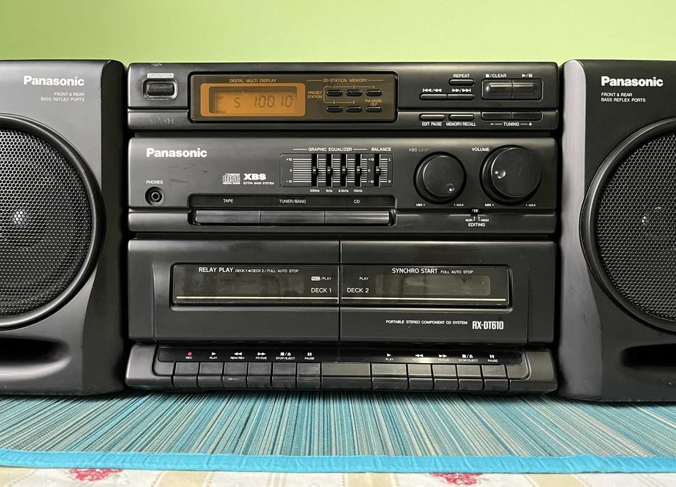 Panasonic RX-DT610 (1995). Повністю справний (Відеоогляд).