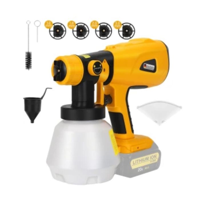 Краскопульт+акум. батареи Dewalt 20V MAX, пистолет-распылит