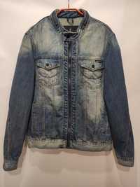 Noroze мужская джинсовая куртка, пиджак, джинсовка на молнии, размер L