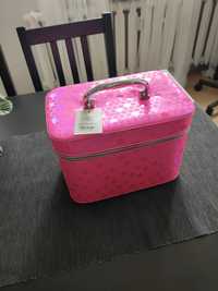 Nowy kufer na kosmetyki L barbie pink