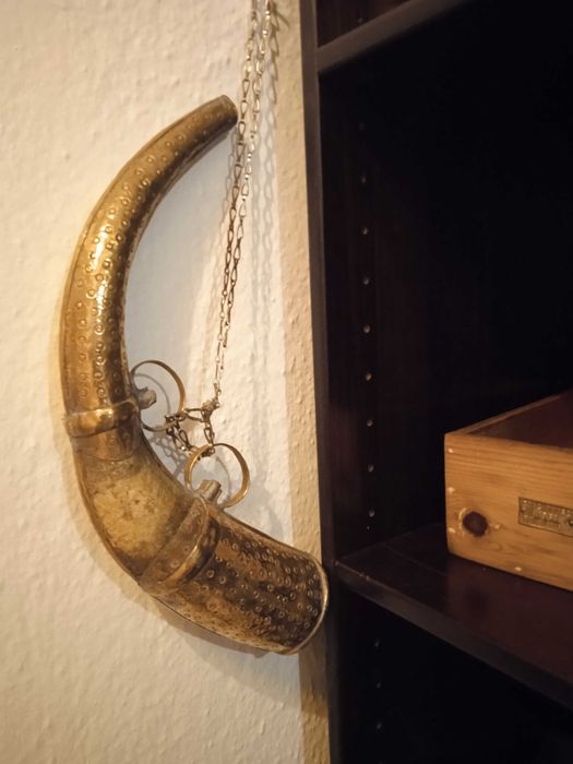 Corno para guardar pólvora