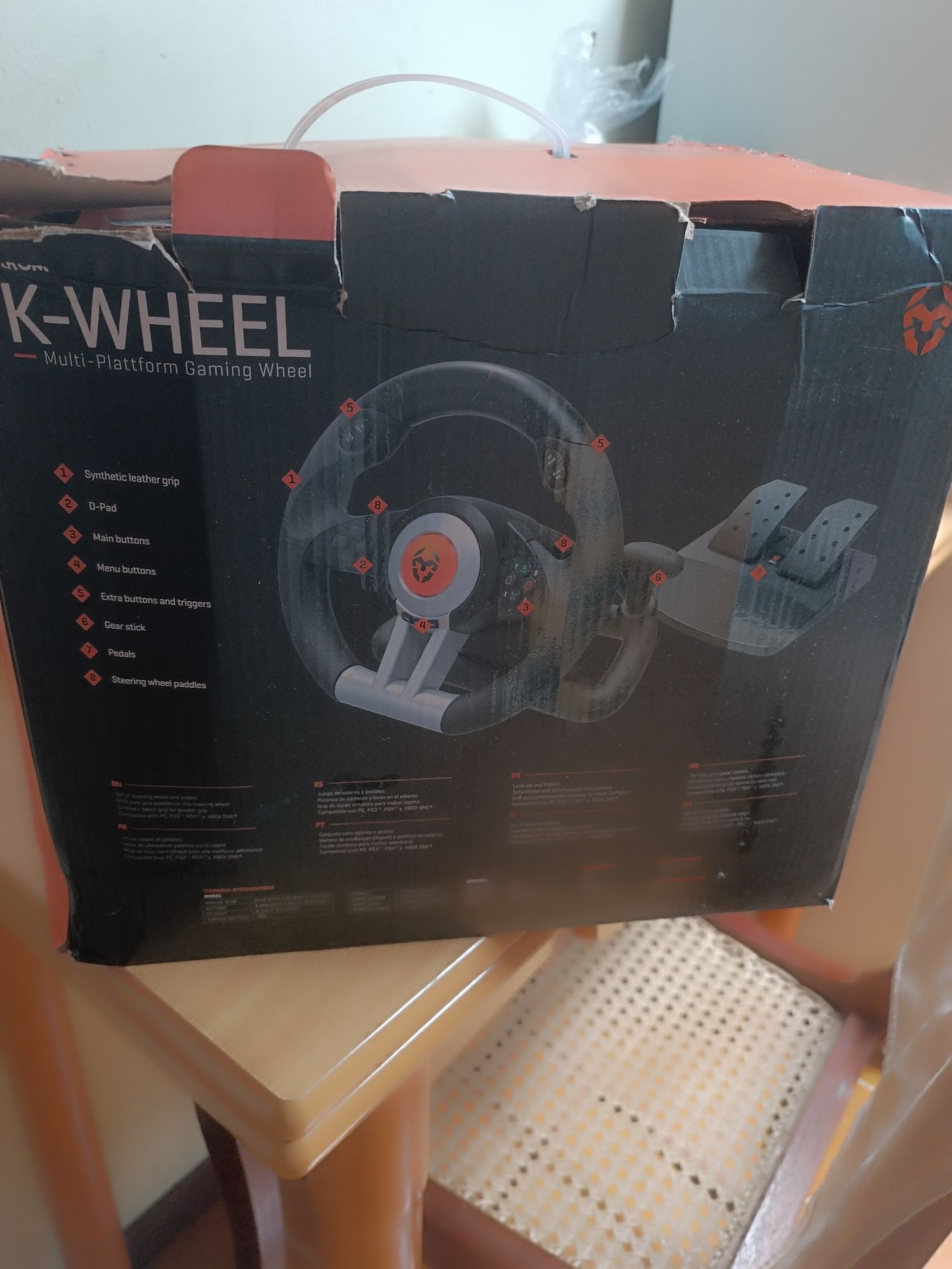 Volante gaming...k-wheel