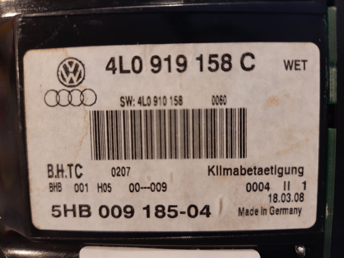 Блок управління кліматом задній Audi Q7 оригінал