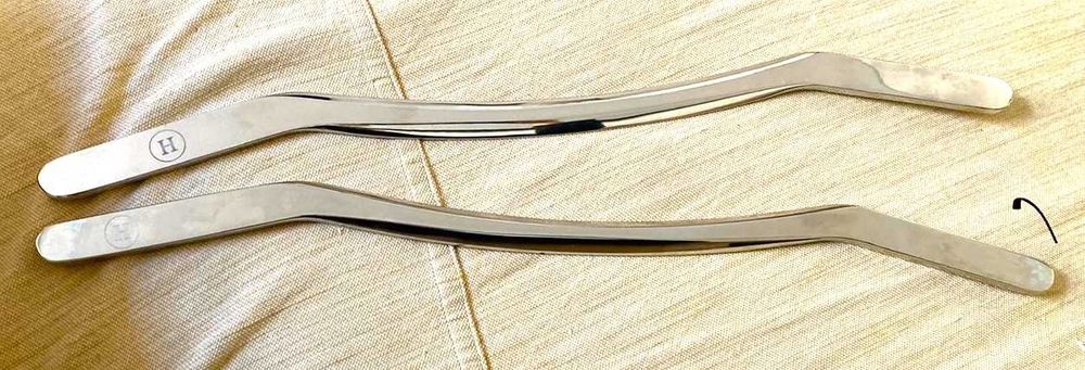 Par de barras IASTM para terapia miofascial