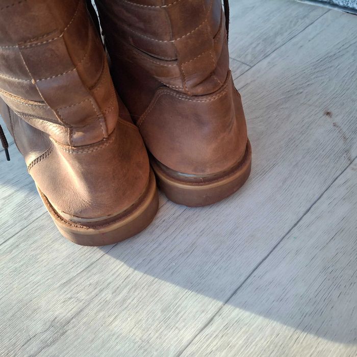 Шкіряні чоловічі ботінки, чоботи, берці 46 р 31 см.