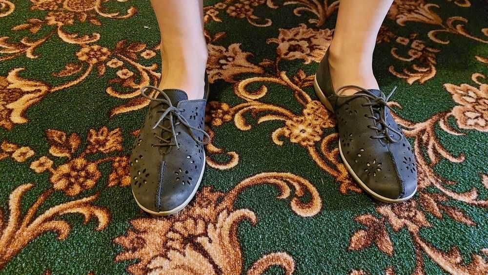 Туфли мокасины Hotter Comfort Concept 39 р шкіряні мокасини