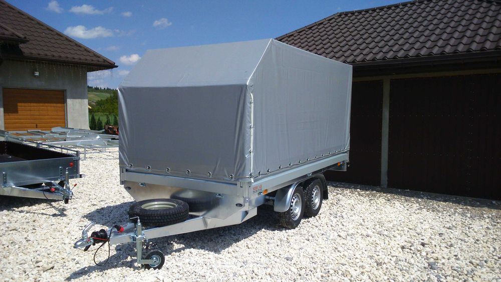 Przyczepa samochodowa SIDECAR 400x186 DMC 2000 kg - Producent