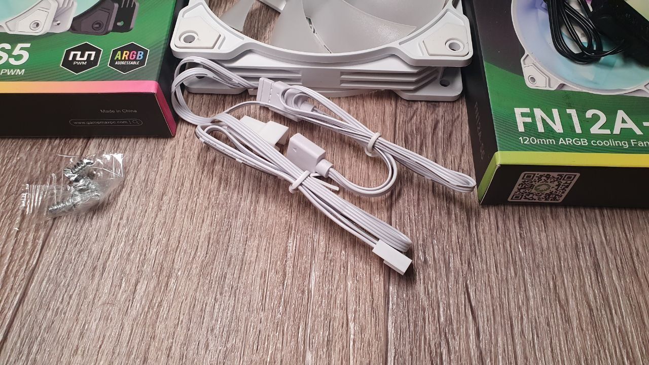 Комплект кулеров 3шт +контролёр Gamemax argb 120mm