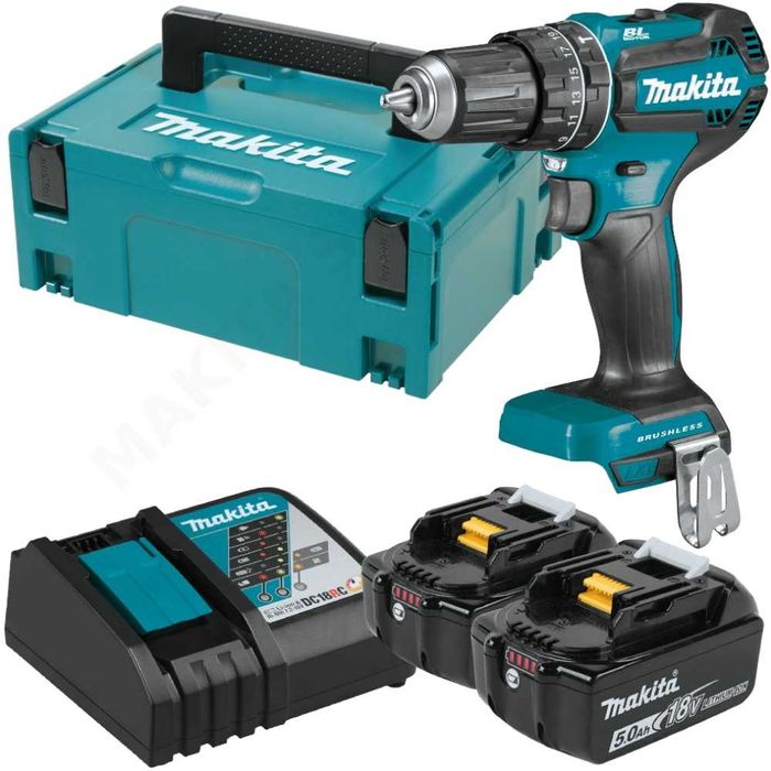 MAKITA DHP485RTJ akumulatorowa wiertarko-wkrętarka udarowa 50Nm