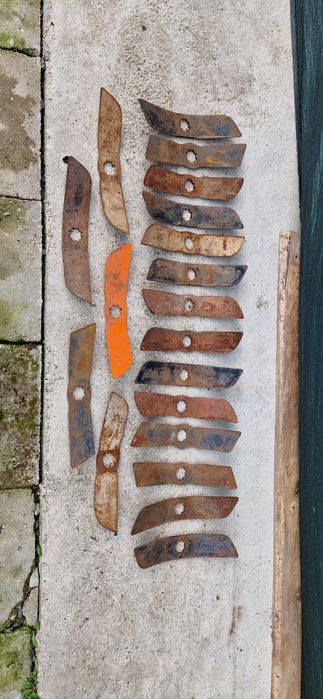 Ząb brony nożowej noże łopatkowe kroje nóż krój sampo