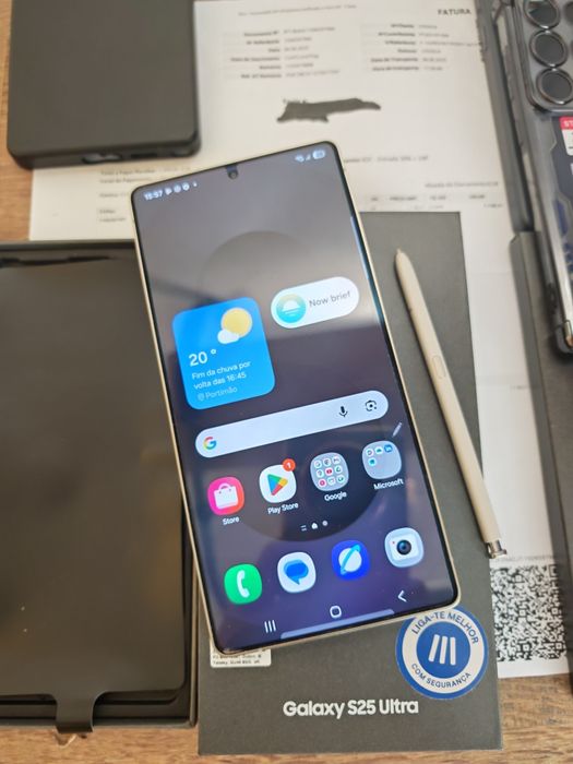 Samsung S25 Ultra 12GB/256GB Dual Sim Preto Titanium  Seminovo C/Ga