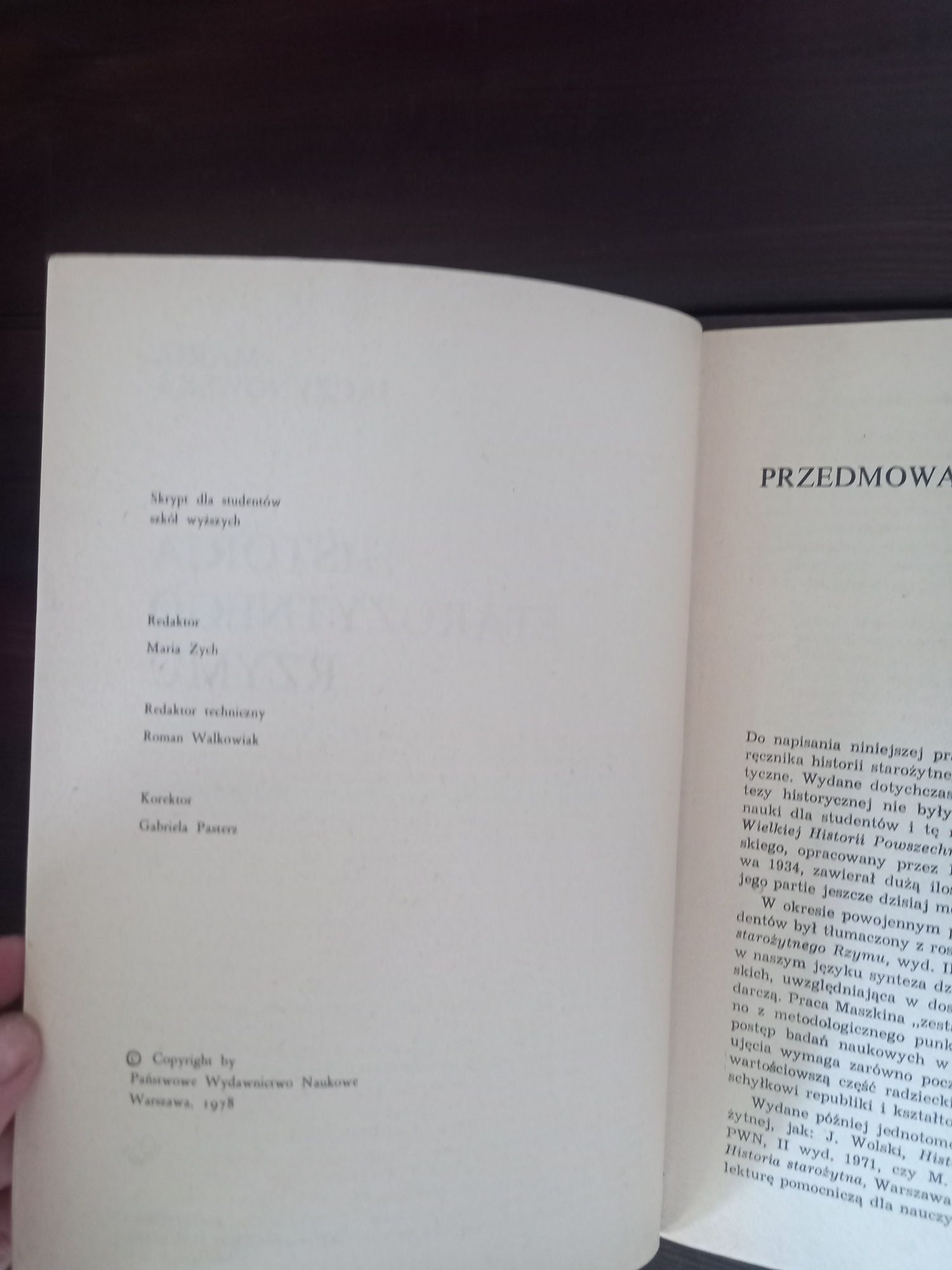 Jaczynowska, Historia starożytnego Rzymu