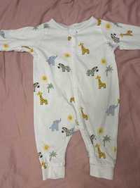H&M pajacyk niemowlęcy r. 56 piżamka