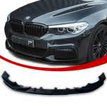 BMW G30 G31 Dokładka Zderzaka Przedniego Spoiler  Czarny Połysk