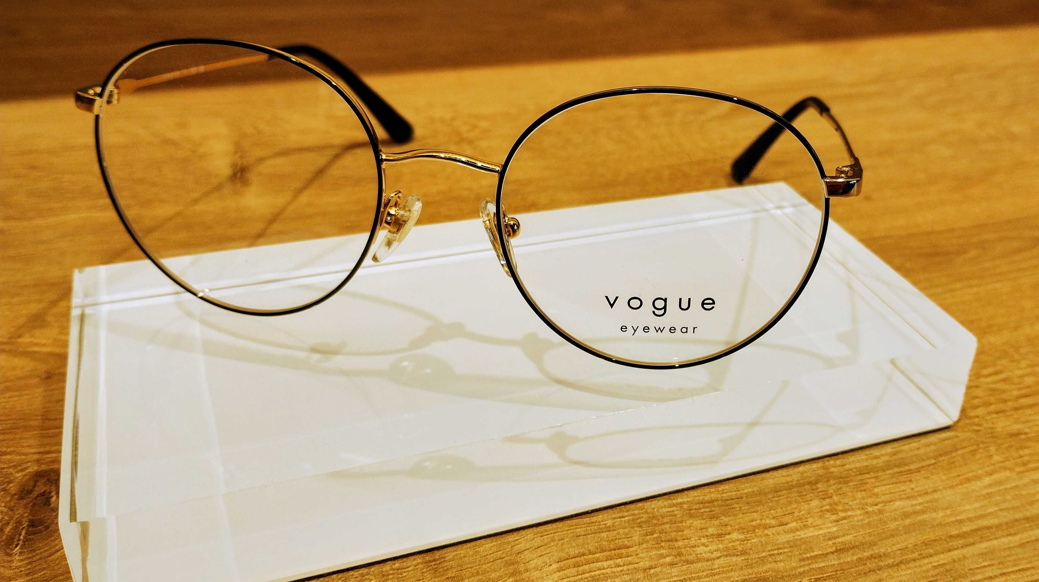 Oprawa okulary Vogue VO4177 CZARNO ZŁOTE