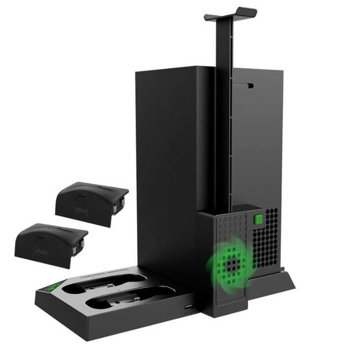 Podstawka dokująco-chłodzącą|Xbox Series X|2x akumulatorki