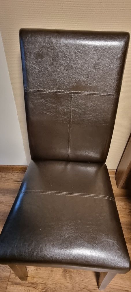 Krzesła eko skóra 2 szt