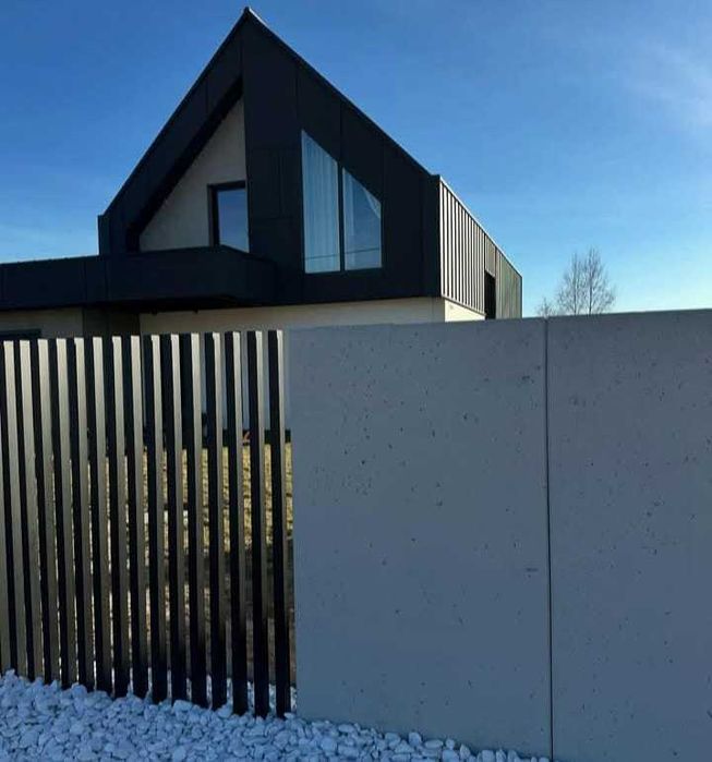 Ogrodzenie grzebieniowe płot nowoczesne ogrodzenie palisada pionowa