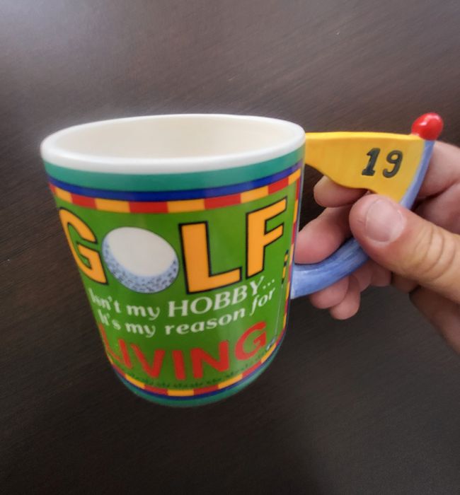 Caneca para entusiastas de Golfe
