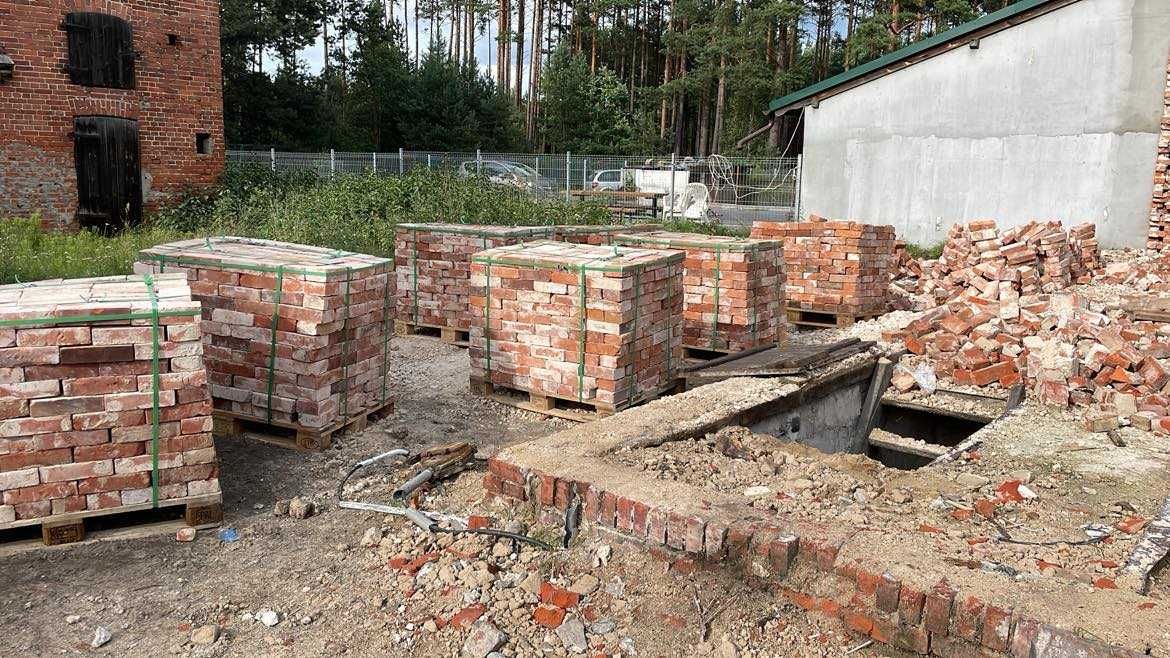 cegła rozbiórkowa zabytkowa stara poniemiecka