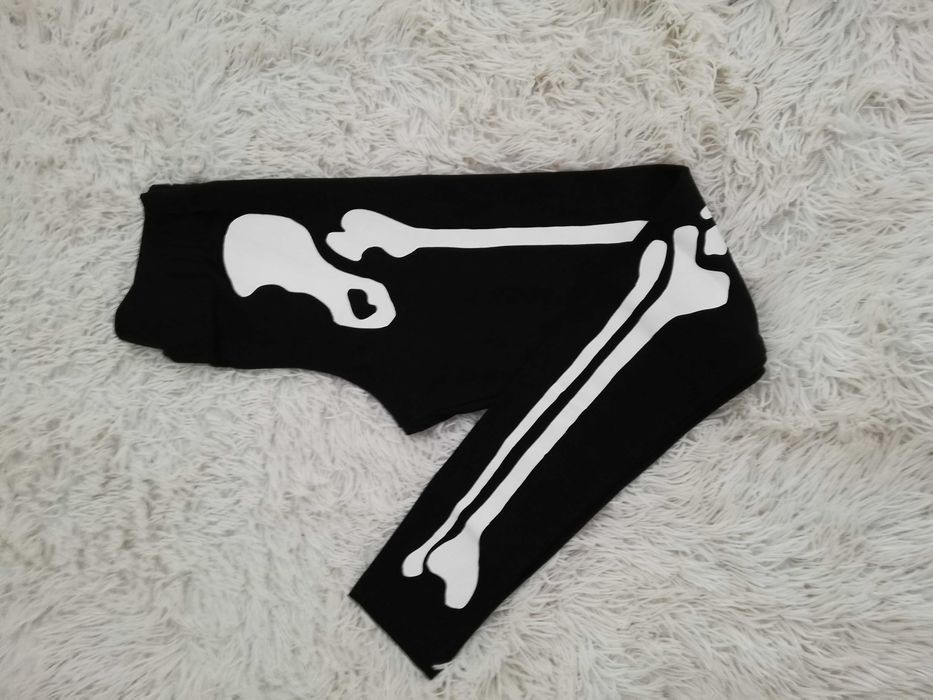 nowe czarne leginsy s 36 h&m kościotrup leginsy 36 s