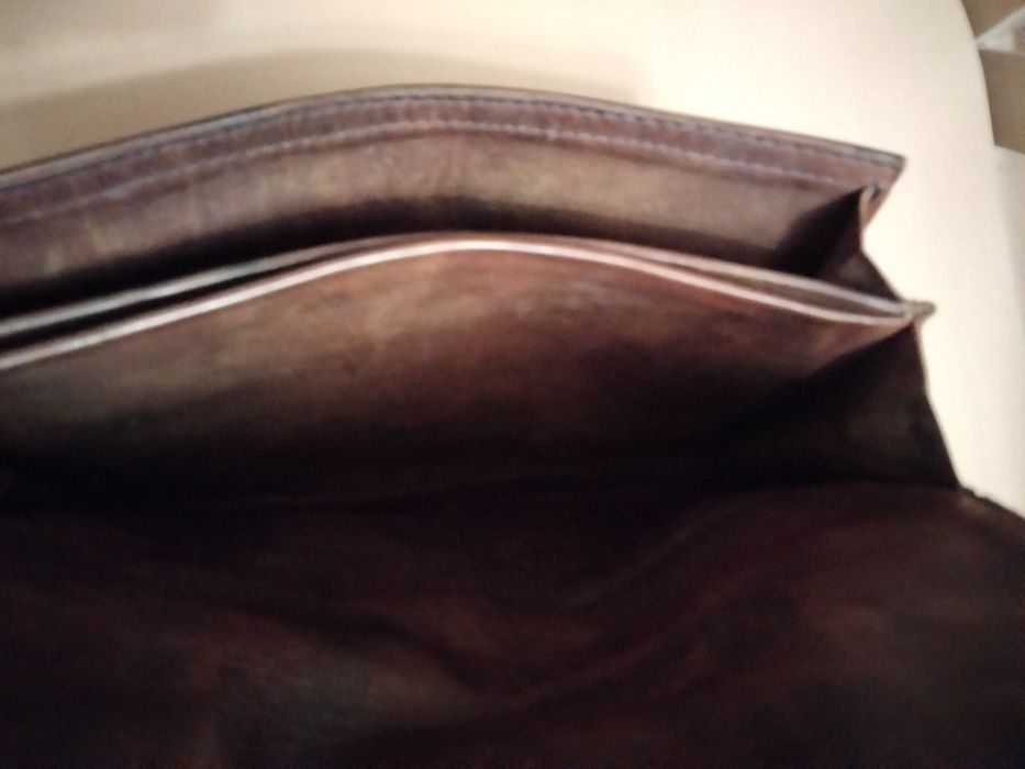 Мужская кожаная сумка барсетка клатч