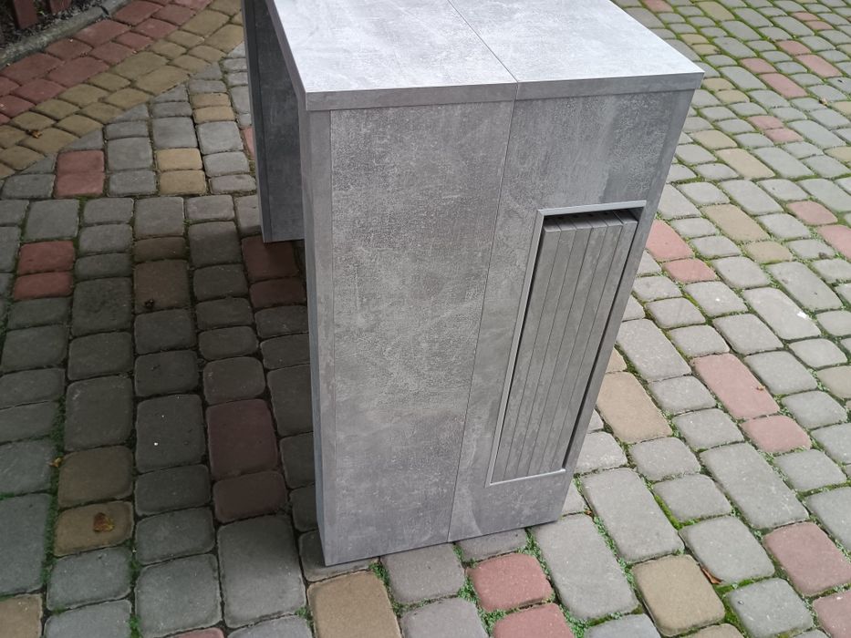 Стіл трансформер, розкладний стіл. Колір 'Індастріал' 65×215 см