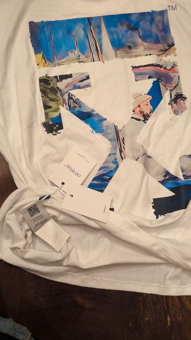 T-shirt Off white Monet