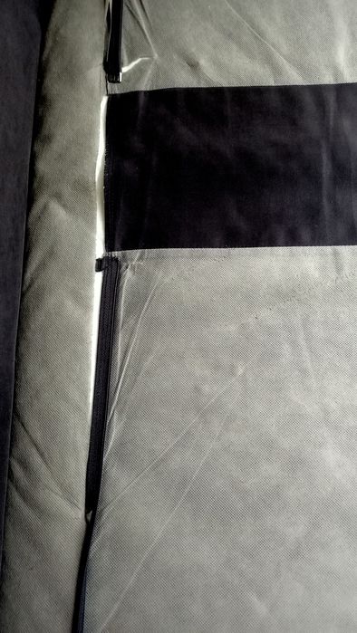 Sofa / kanapa – welur grafitowy – 180 cm