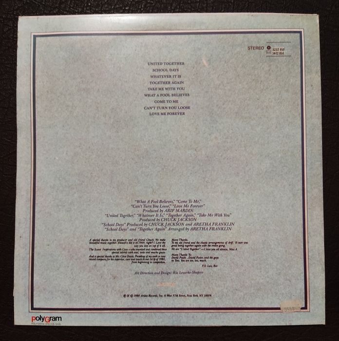 Disco de Vinil LP Aretha - original de 1980