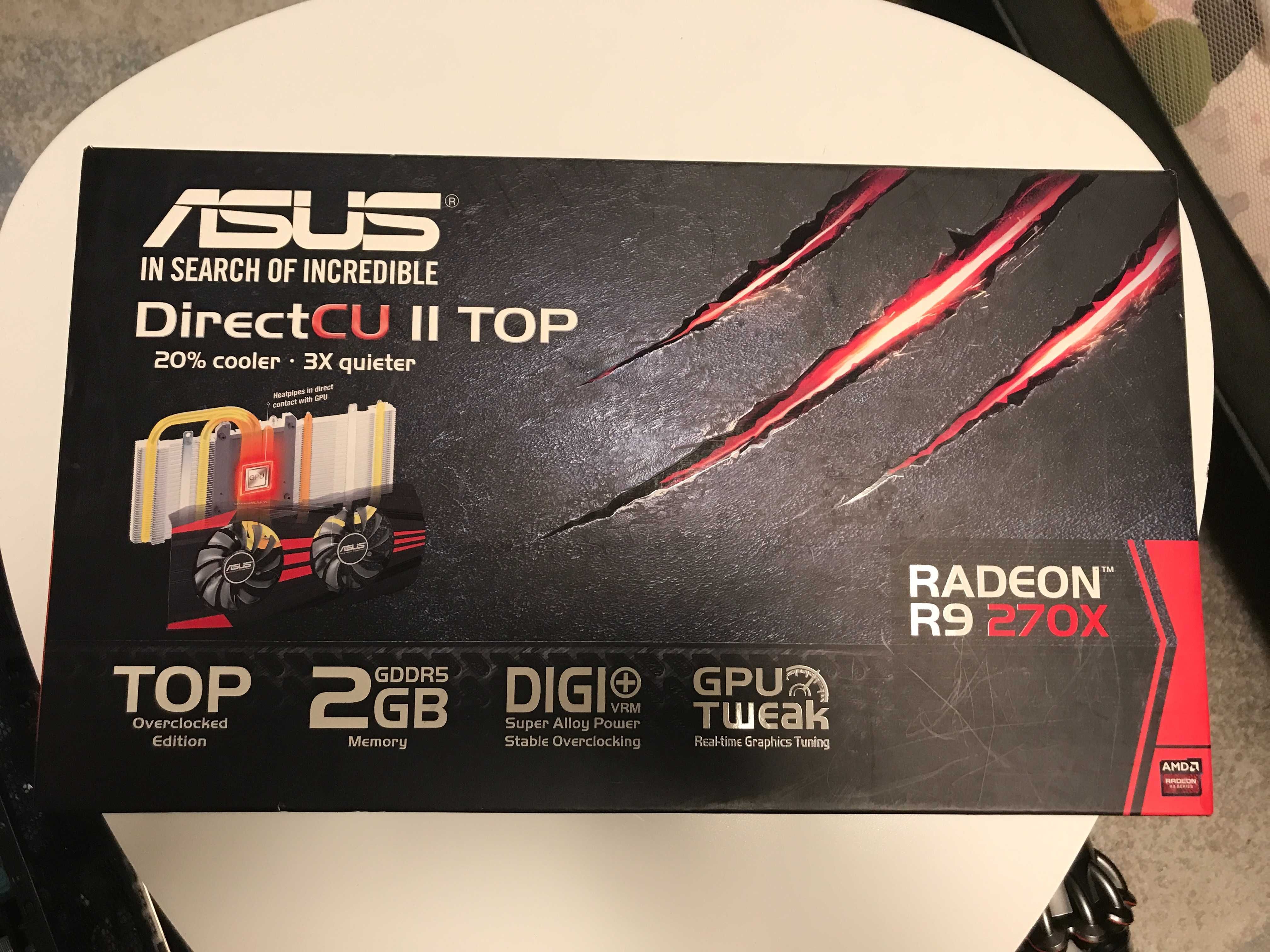 ASUS Radeon R9 270X 2048MB 256bit DirectCu II TOP