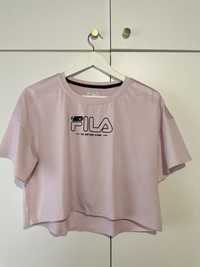 T-shirt crop desporto FILA