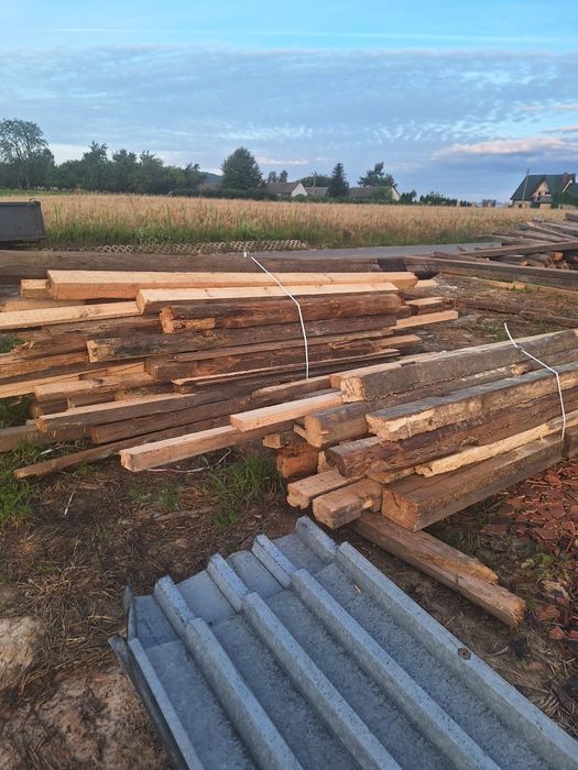 Drewno opałowe suche z rozbiórki
