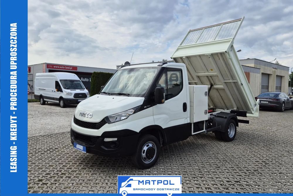Iveco Daily 35C13, wywrotka JPM, bliźniaki, klima  tempomat, HAK 3.5T, manual M6, ISRI