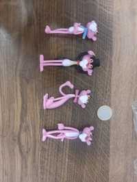 4 bonecos pantera cor de rosa