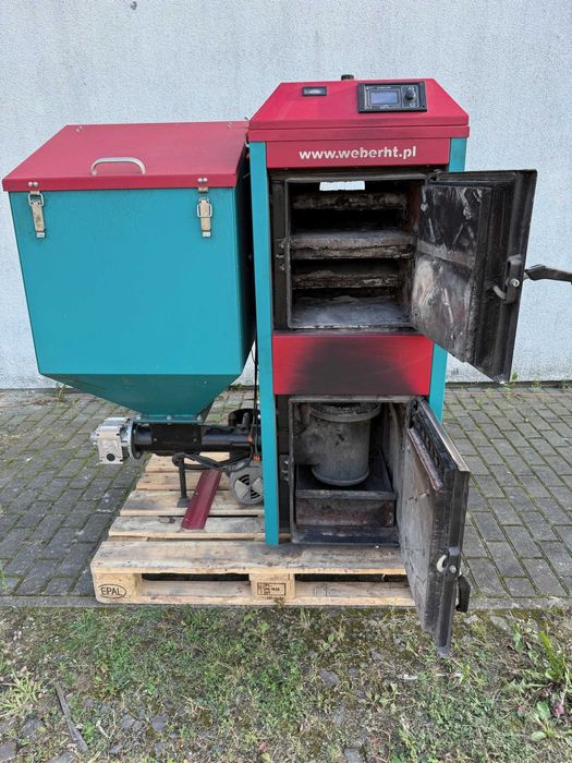 Części piec Weber HT 20kW, komplet sprawny, Plum ecoMAX 800, podajnik