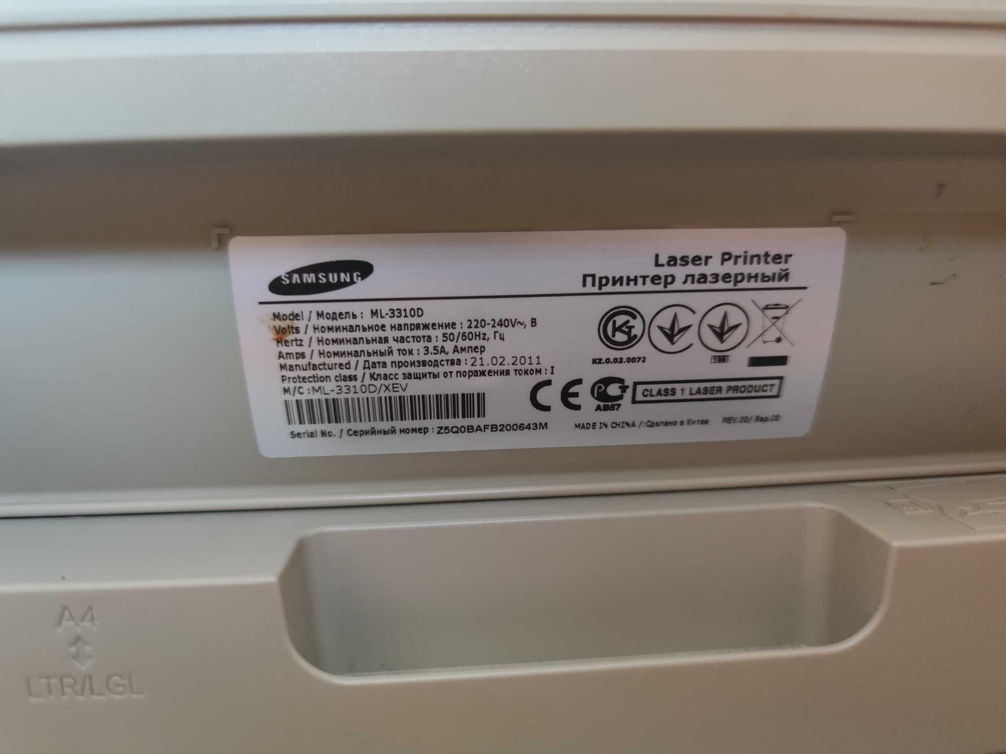 Принтер Samsung ML 3310D