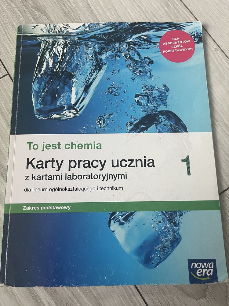 To jest chemia 1.Zakres podstawowy. + karty pracy