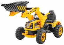 Pojazd Koparka Traktor Żółta na akumulator do 30 kg