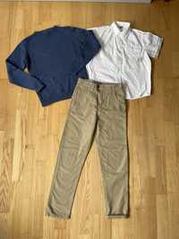 Koszula/sweter/spodnie Zara/Reserved 140
