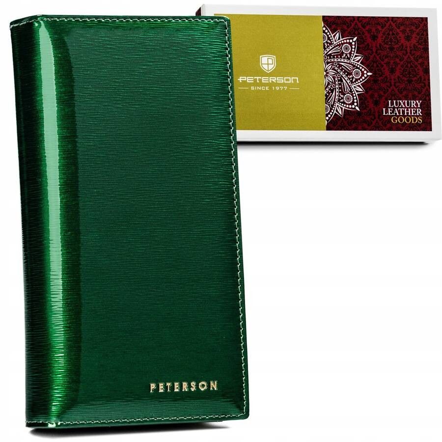 elegancki portfel damski na magnes - peterson